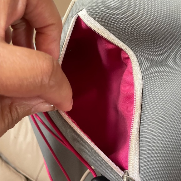 Six Pack Prodigy Fitness Gray and Pink Bag, Backpack, Meal Storage - Picture 9 of 16